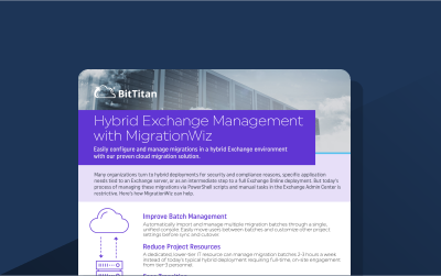 Hybrid Exchange Management with MigrationWiz