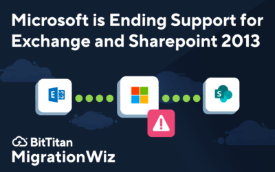 Migrate Exchange and SharePoint 2013 Before Support Ends With Special MigrationWiz Pricing