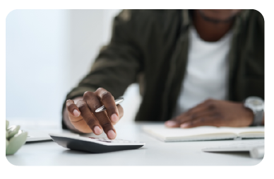 Man working at desk