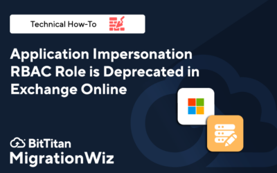 Application Impersonation RBAC Role is Deprecated in Exchange Online