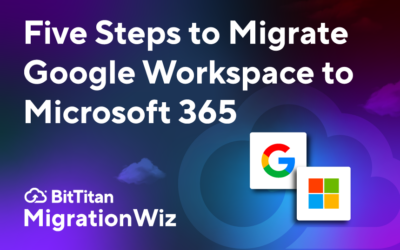 Five Steps to Migrate Google Workspace to Microsoft 365