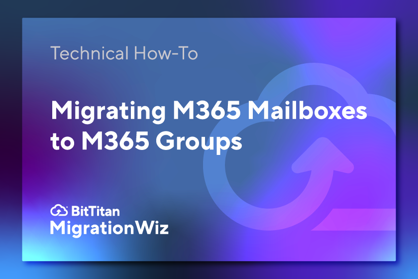 Migrating M365 Mailboxes to M365 Groups