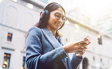 Man having a video call